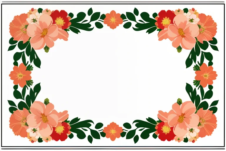 floral borders clipart