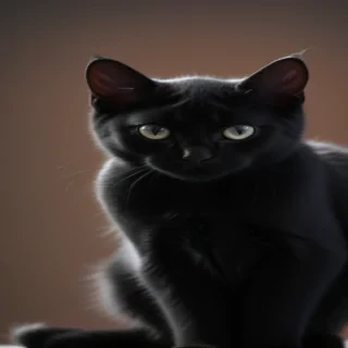 cute black cat wallpaper