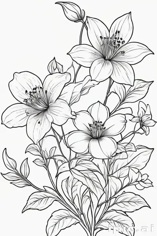 flower outline png