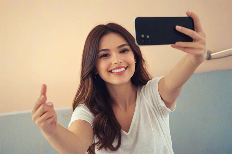 selfie background