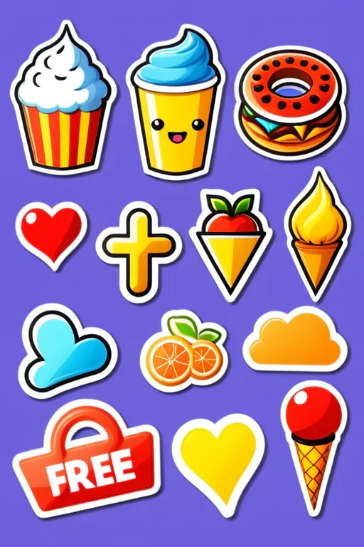 free digital stickers png
