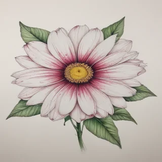 flower color drawings