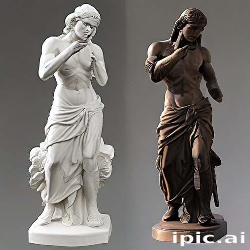 Statues Style Classical Sculptures Representing Different Styles of Ancient Greek ...