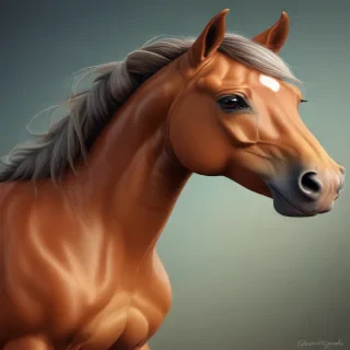 image of a cartoon horse