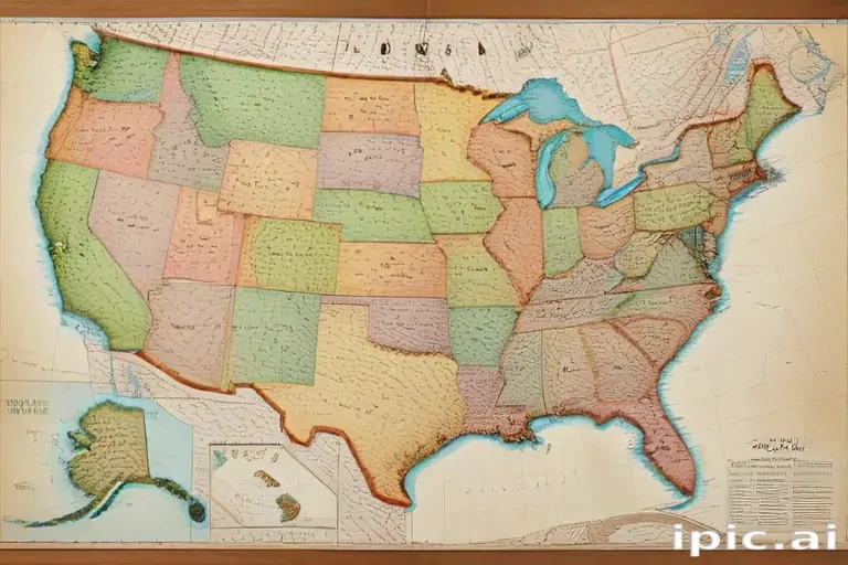 mapa usa