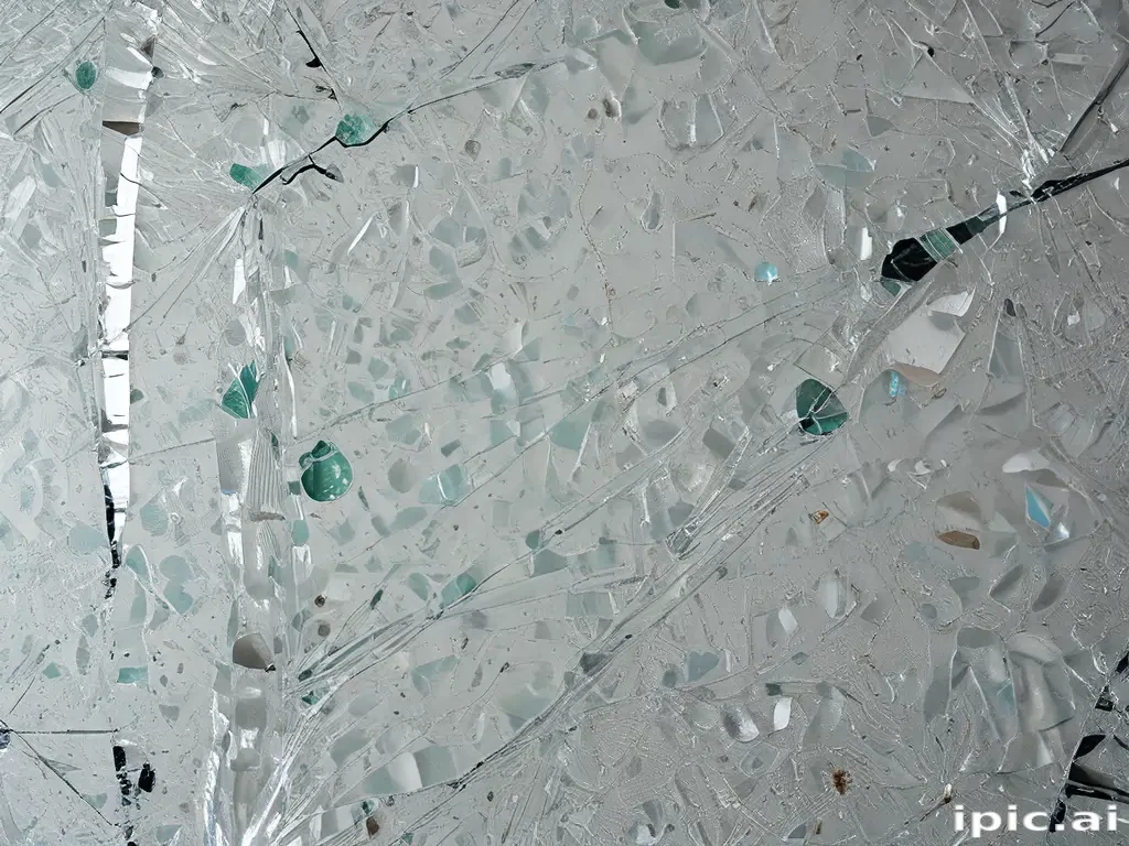 broken glass texture
