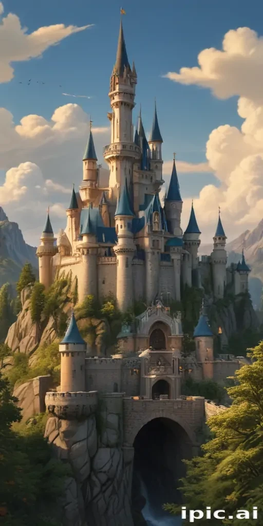 cartoon of castle