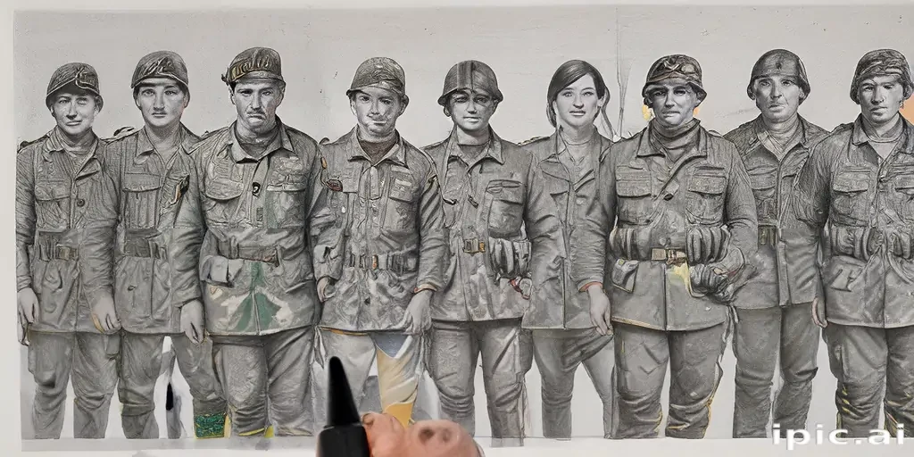 army drawing