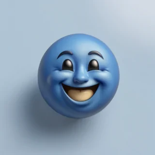 blue emoji