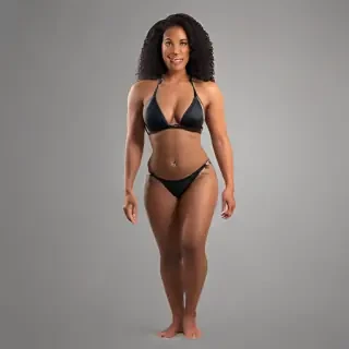 black woman in bikini png