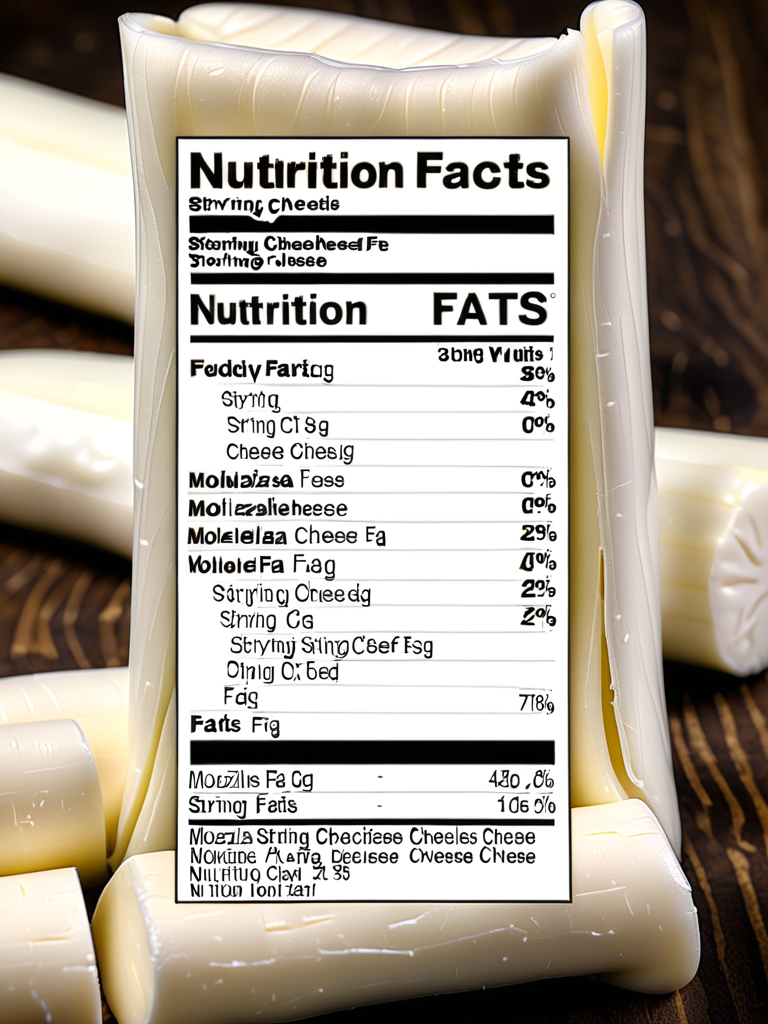 mozzarella string cheese nutrition facts