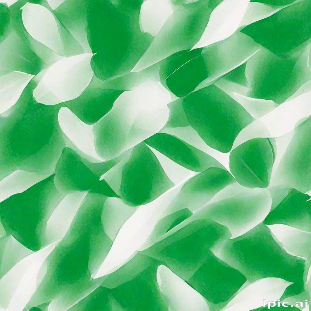 green and white background