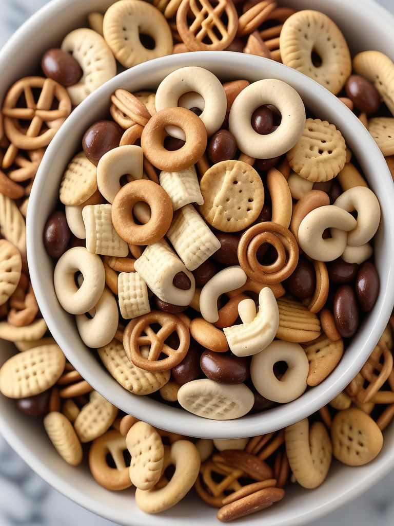 sweet and salty snack mix