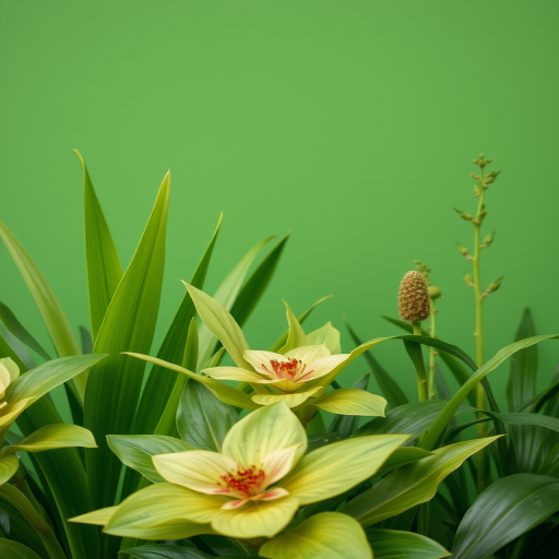 plants no background