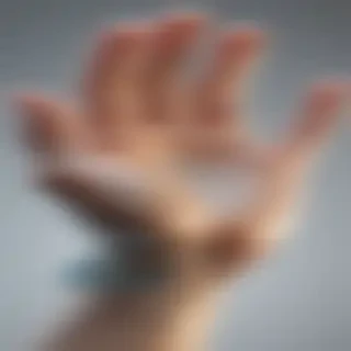transparent prayer hand