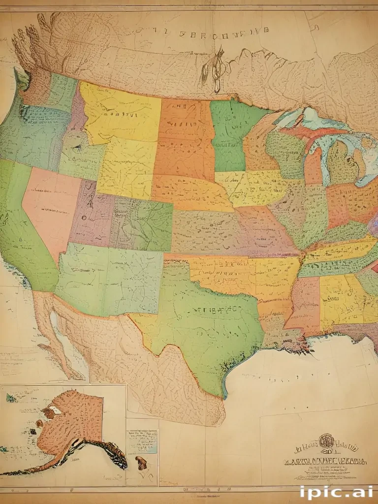 map of united states of america