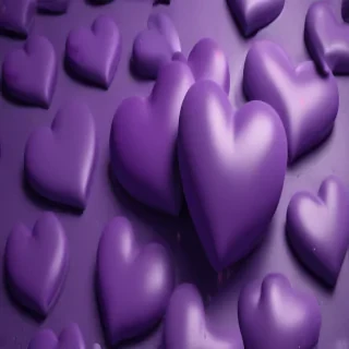 purple hearts wallpaper