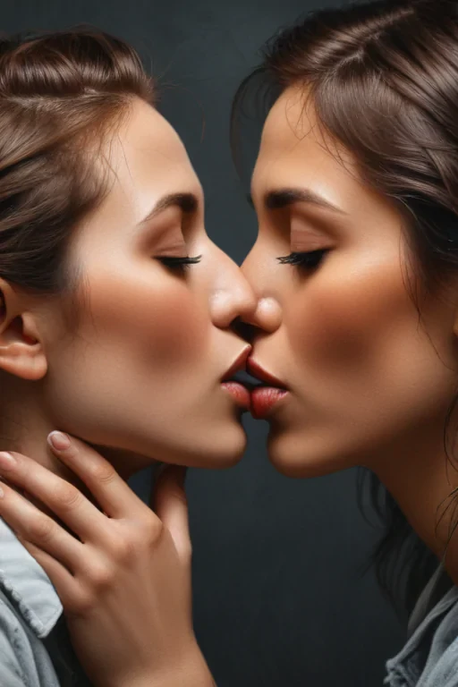 kissing png