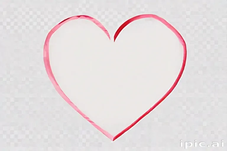 heart outline transparent
