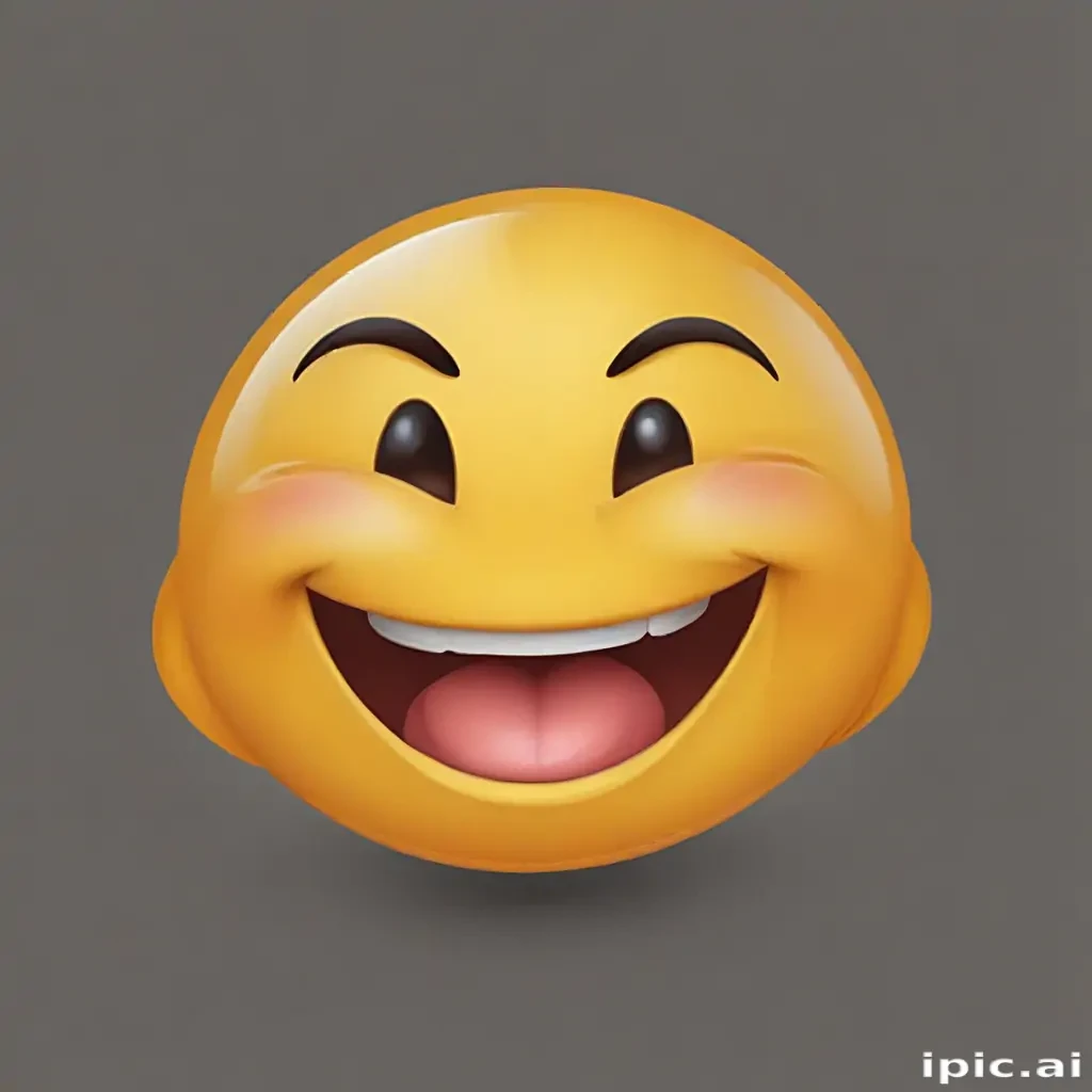 transparent laughing emoji