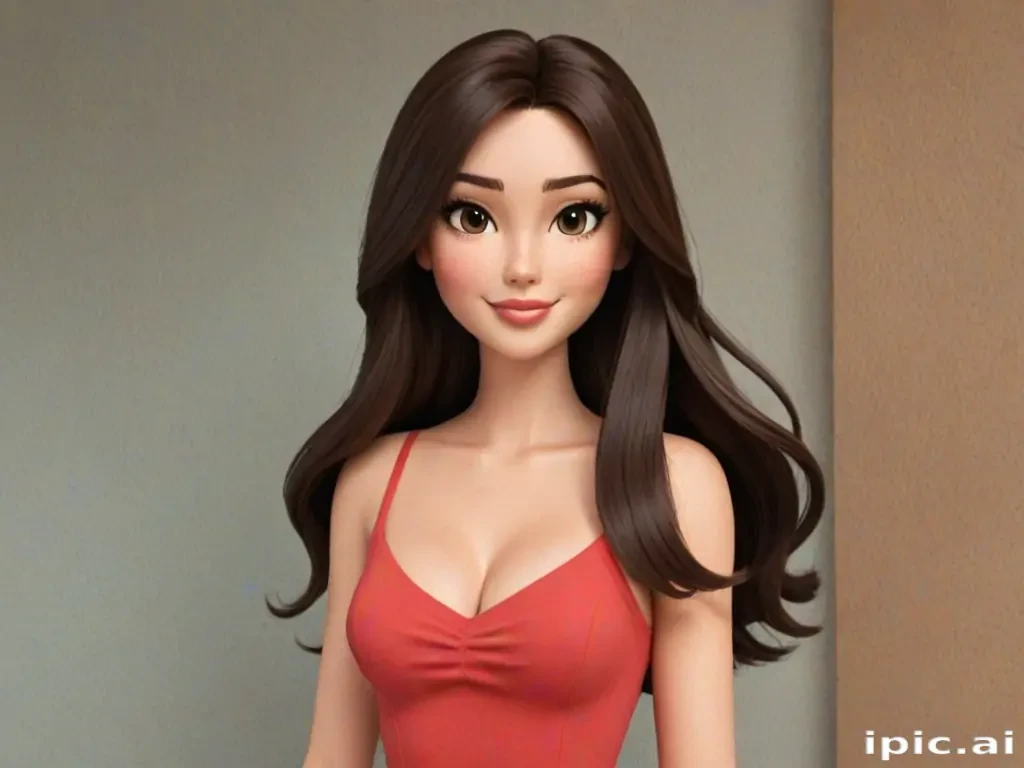 brunette cartoon characters
