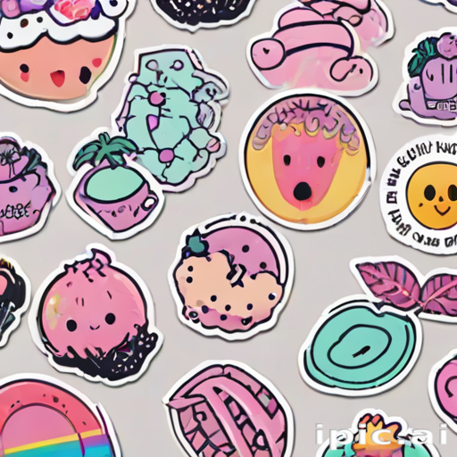 stickers png aesthetic
