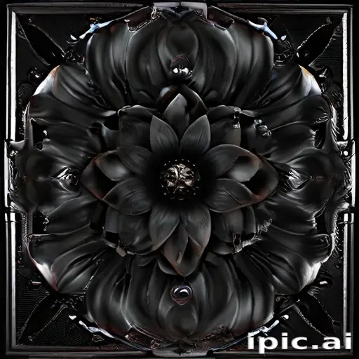 black flower png
