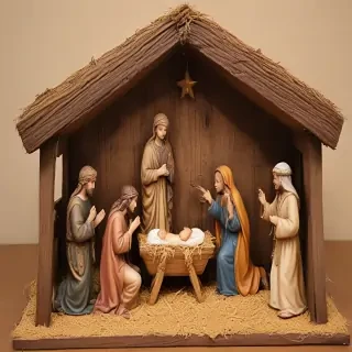 images of the manger scene