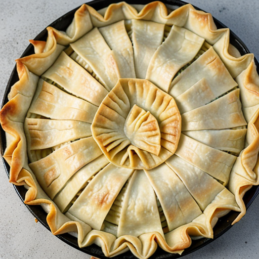 chicken pot pie filo pastry