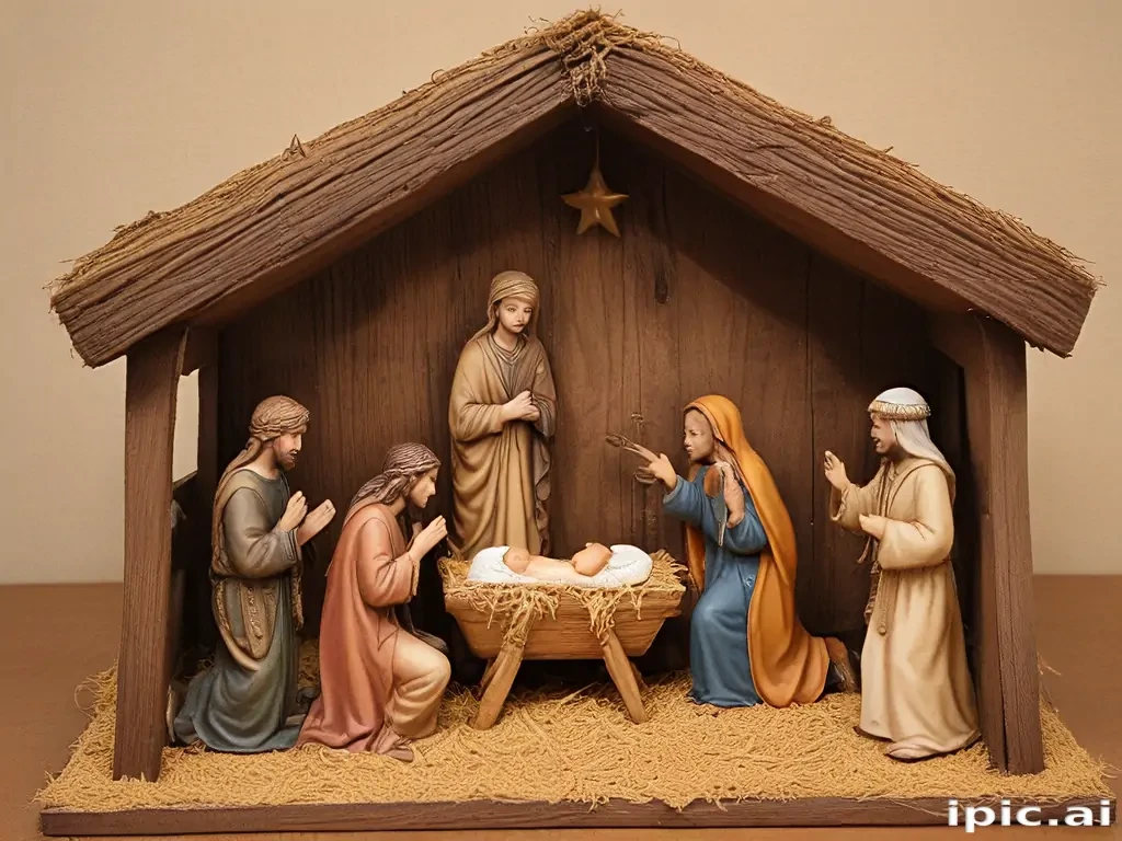 images of the manger scene