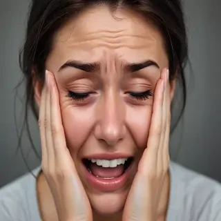 picture of someone crying