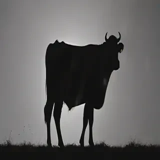 cow silhouette