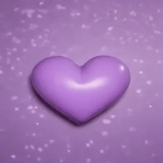 purple aesthetic heart