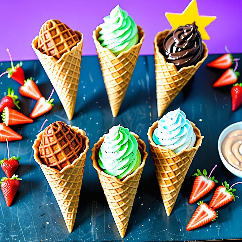 just the fun part waffle cones
