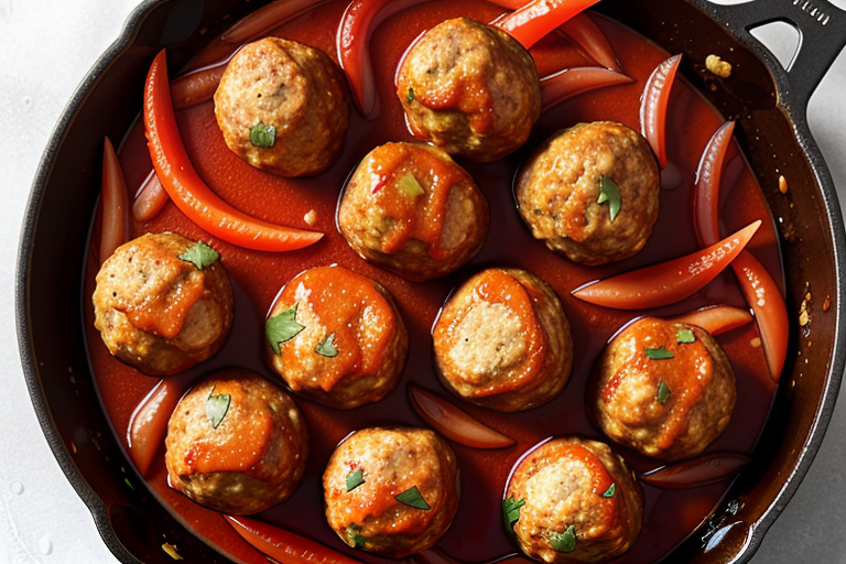 sweet and sour turkey meatballs