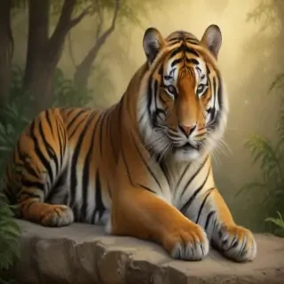 vintage tiger