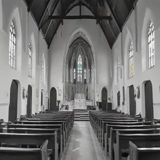 church drawing