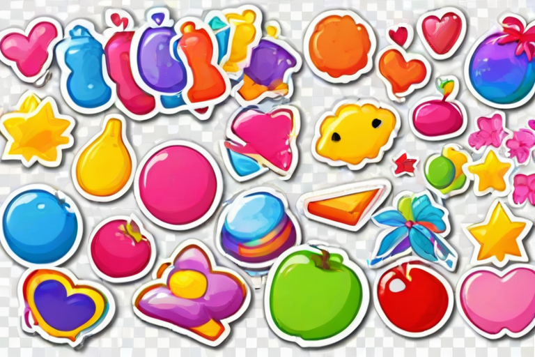 stickers clipart