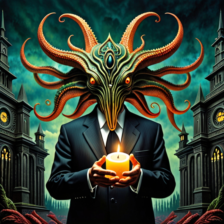 lovecraftian rituals surreal art