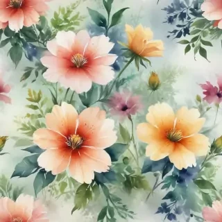 flower watercolor background