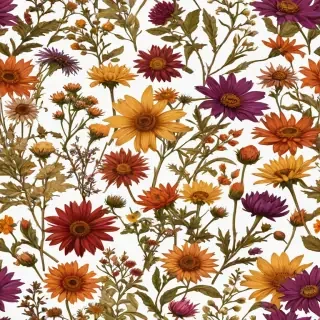 dried flowers png
