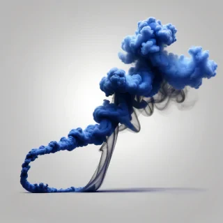 blue smoke png