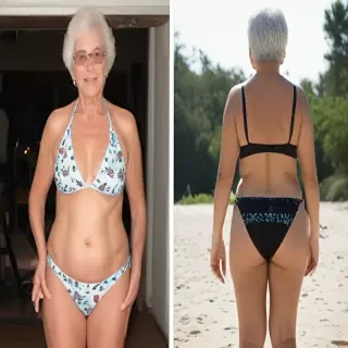 grandma bikini