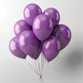 purple balloons png