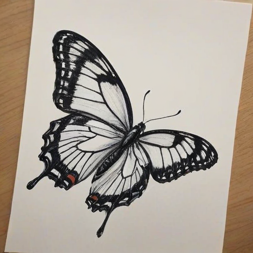 buttefly drawing