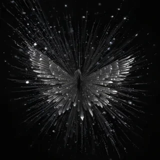 sparkle black background