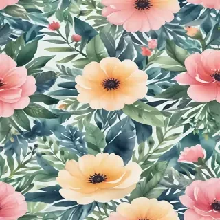 watercolor flower background