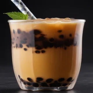 boba tea background