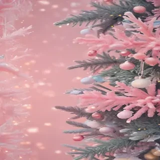 pastel aesthetic christmas wallpaper