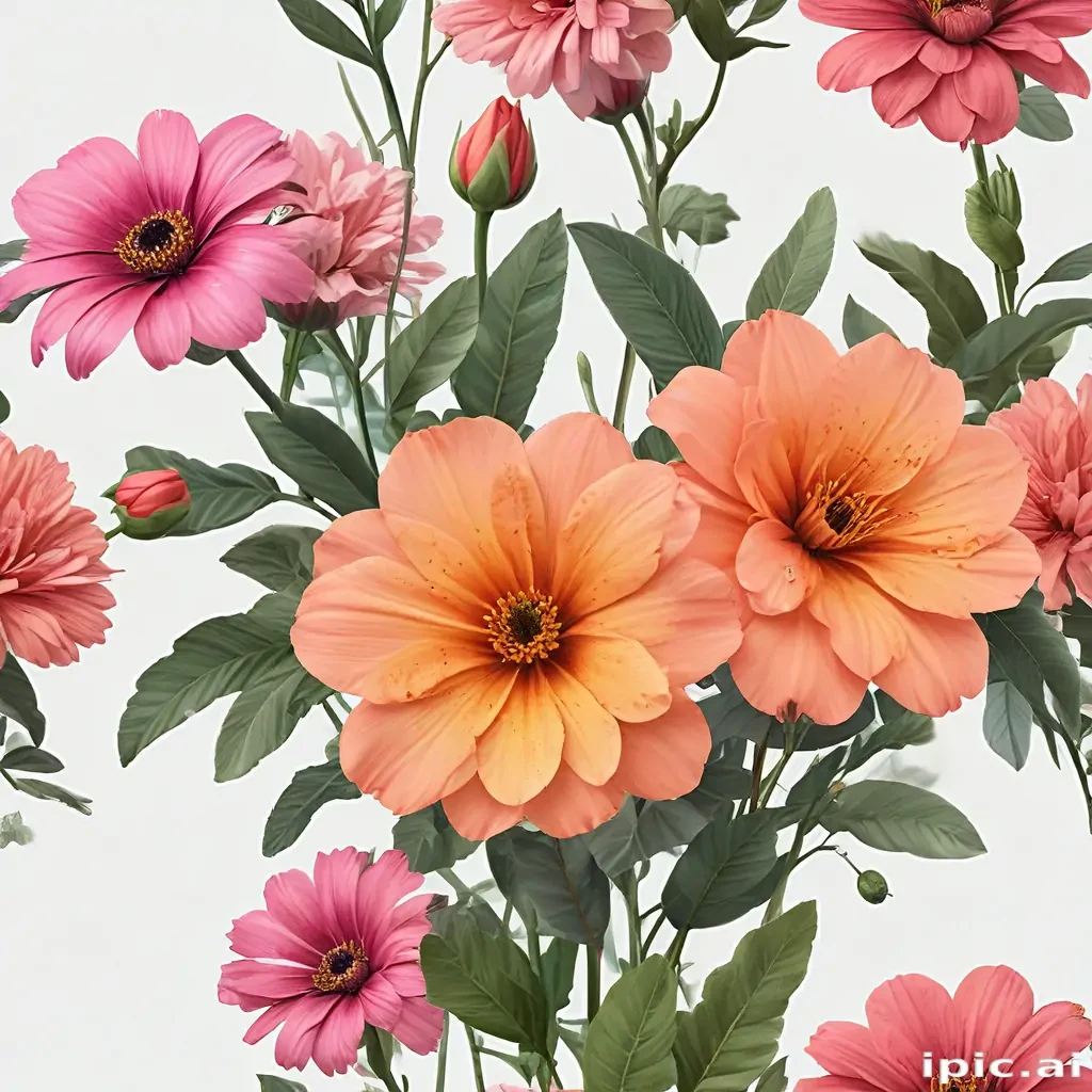 realistic flowers png